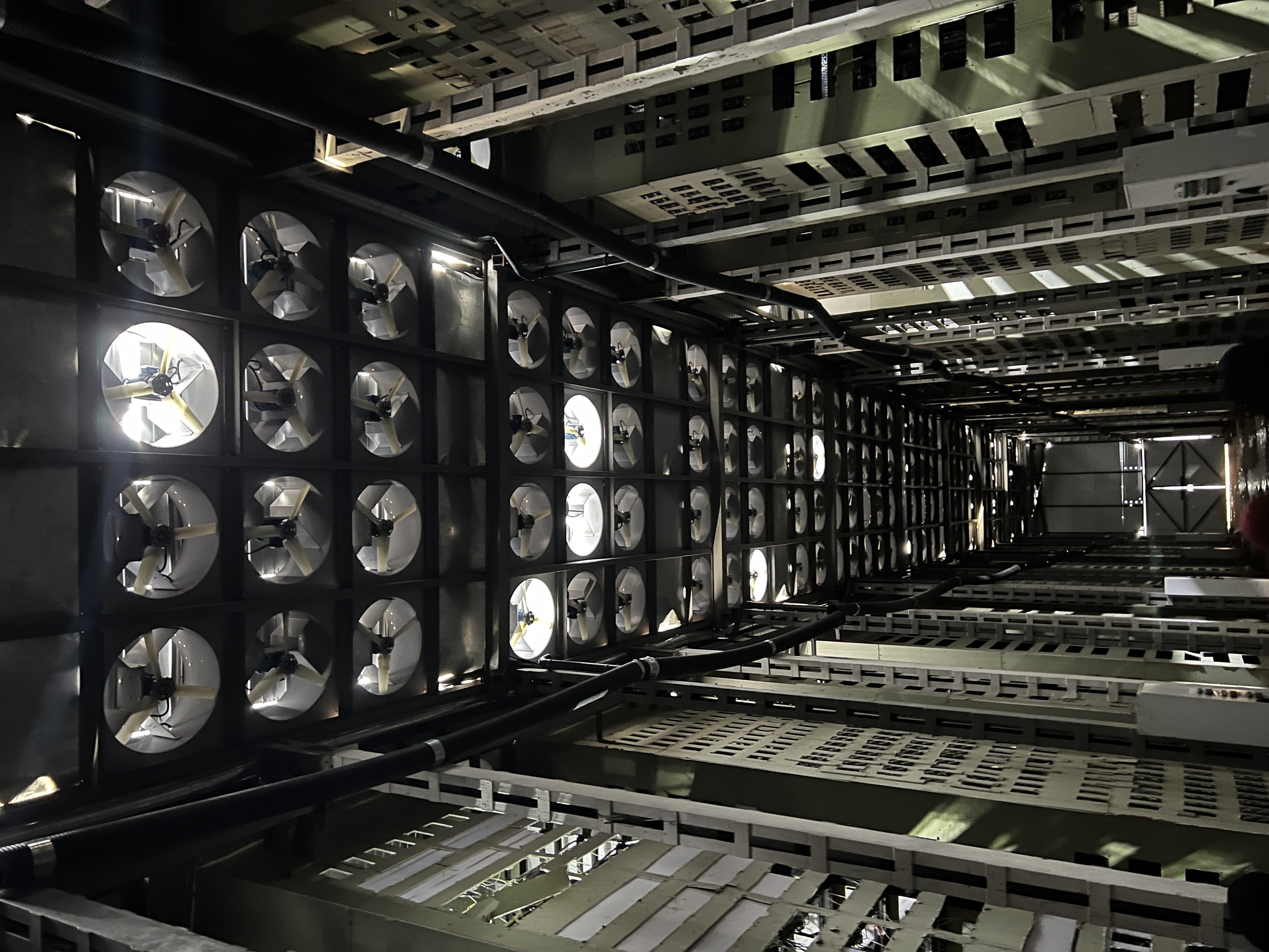 BTC KZ mining racks and cooling systems